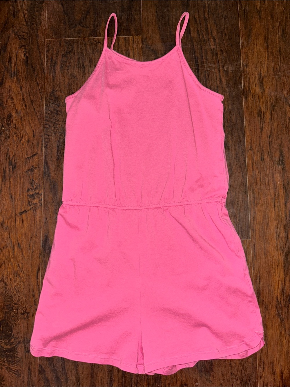 Girl’s H&M Pink Spaghetti Strap Romper Sz 10